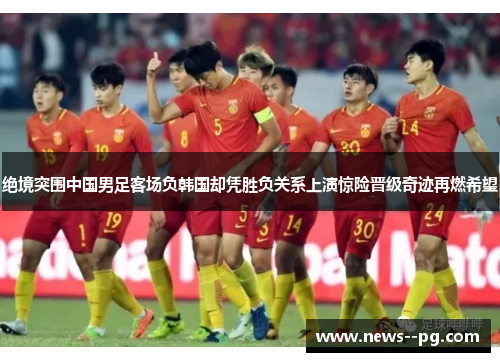 绝境突围中国男足客场负韩国却凭胜负关系上演惊险晋级奇迹再燃希望 绝境突围中国男足客场负韩国却凭胜负关系上演惊险晋级奇迹再燃希望